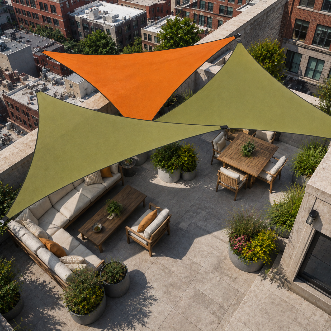 Nordspur | TriShadeo Folding Triangular Shade Sail
