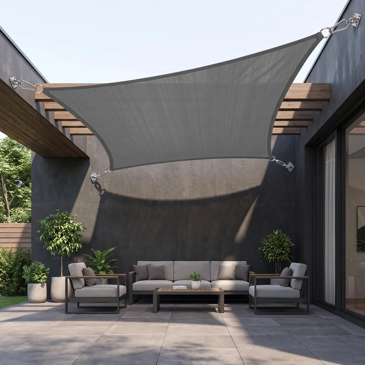 Nordspur | Trisail Triangular Outdoor Shade Sail Canopy