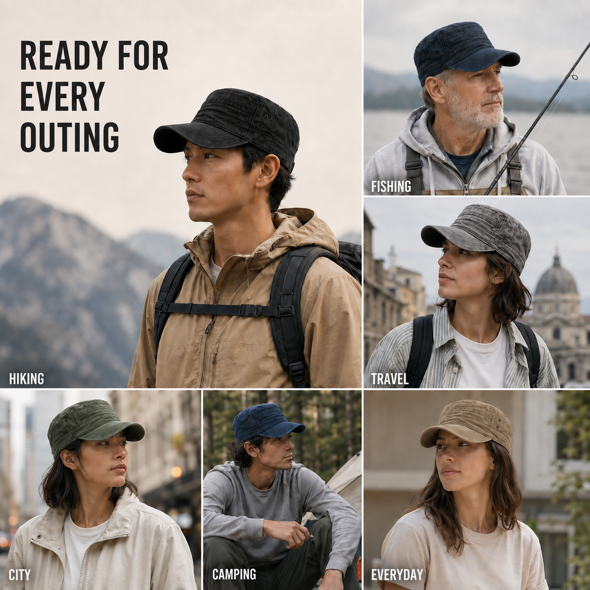 Nordspur | Troopvex Washed Flat-Top Military Cap