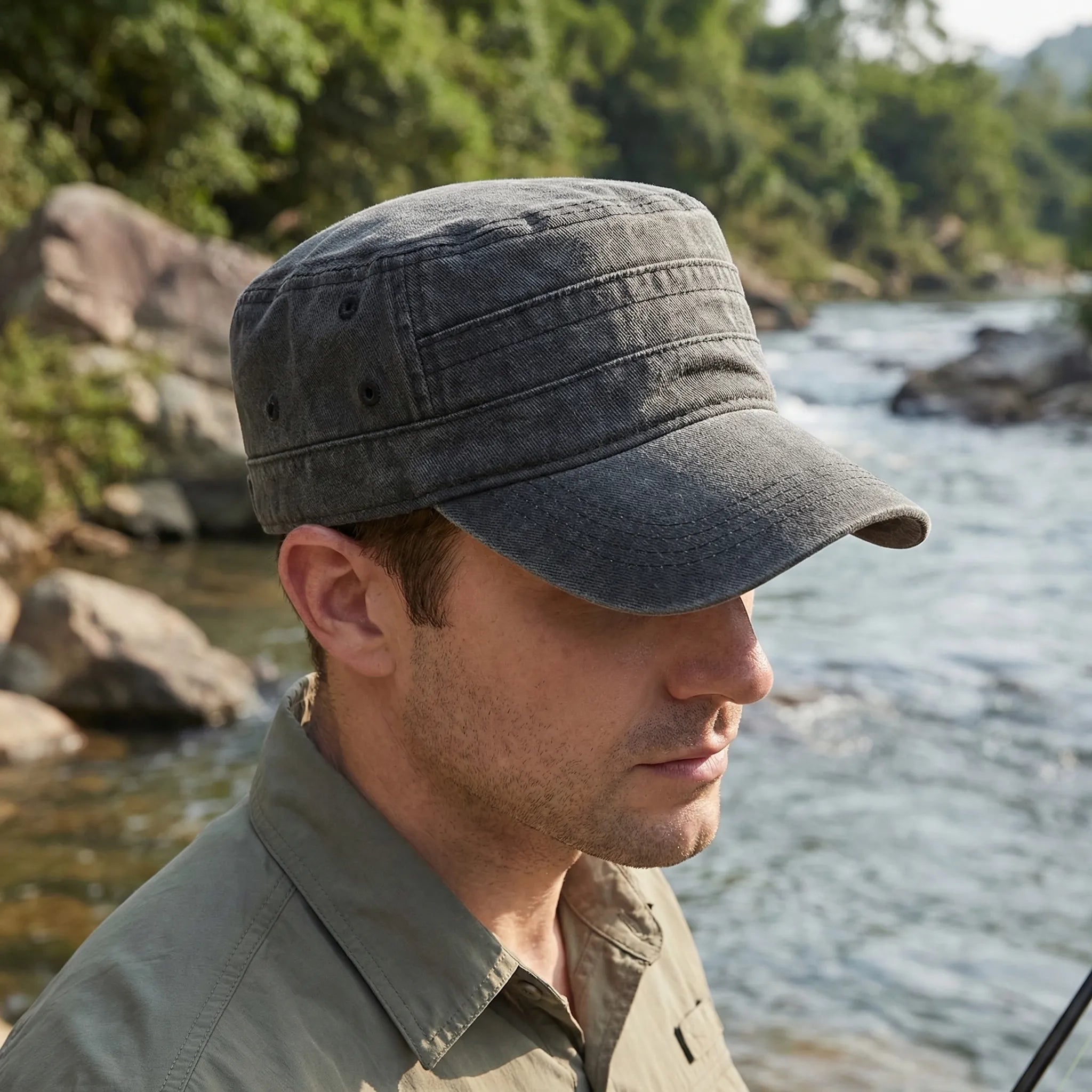 Nordspur | Troopvex Washed Flat-Top Military Cap