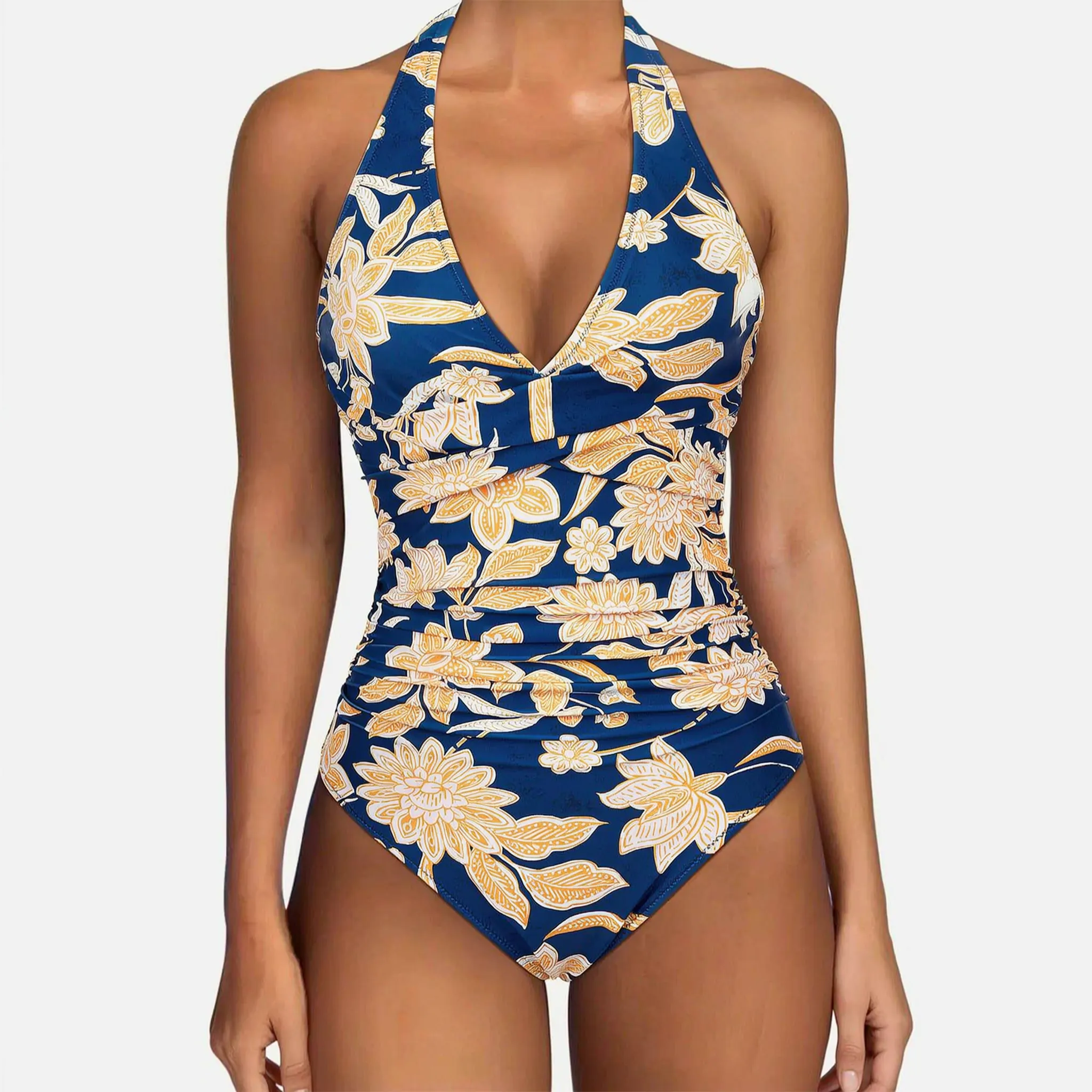 Nordspur | Tropiluna Halter Neck One Piece Swimsuit