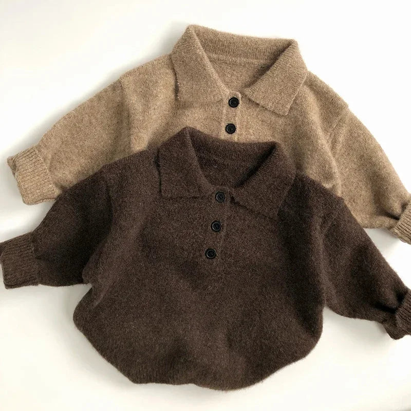 Nordspur | Turn Down Collar Knit Sweater