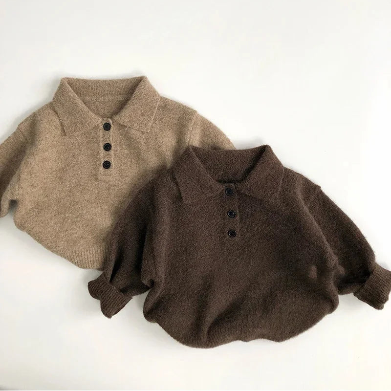 Nordspur | Turn Down Collar Knit Sweater