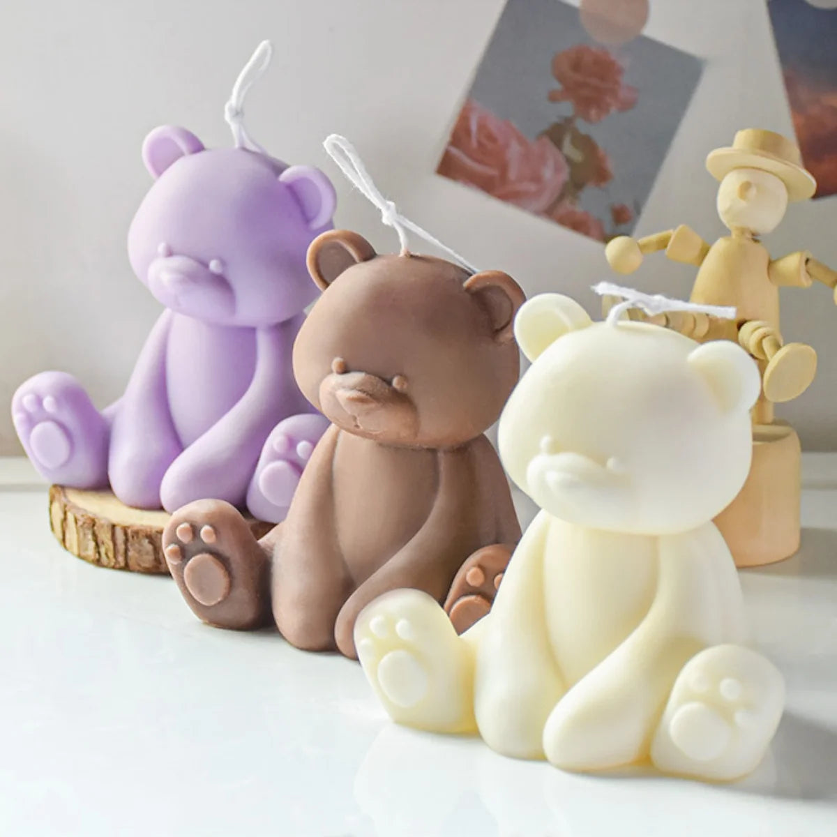 Nordspur | Ursilux Sitting Bear Shaped Decorative Candle