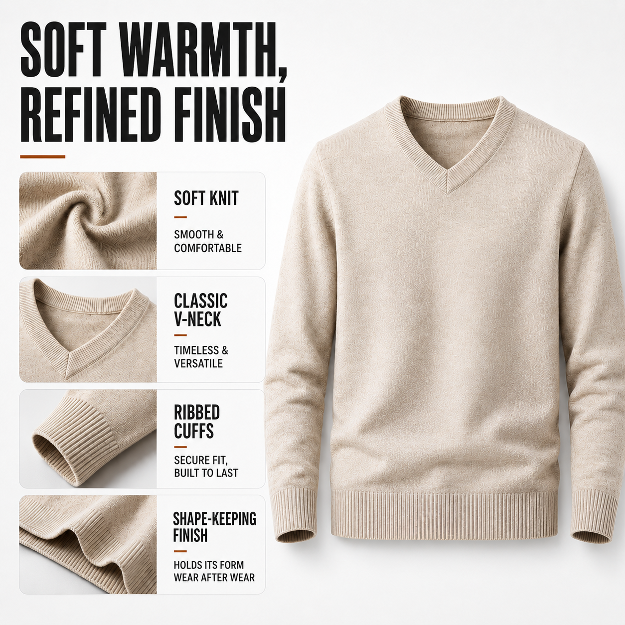 Nordspur | V Neck Pullover