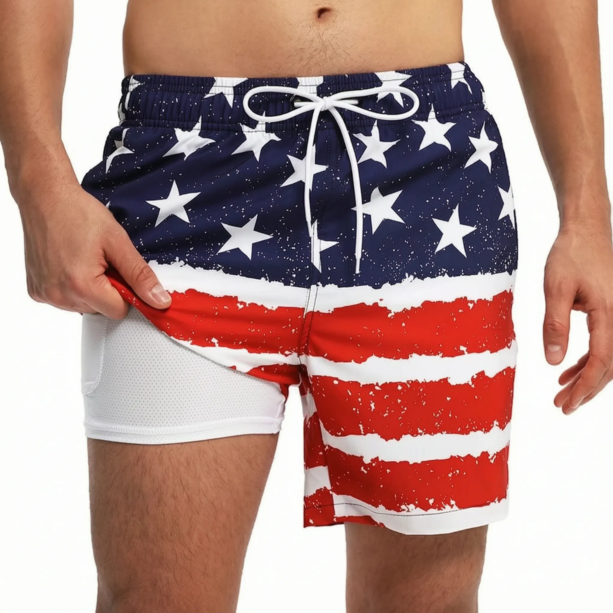 Nordspur | Vaelis Men's Printed Board Swim Shorts