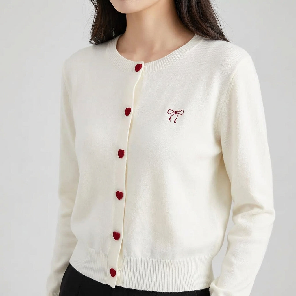Nordspur | Valentelle Round Neck Button Cardigan