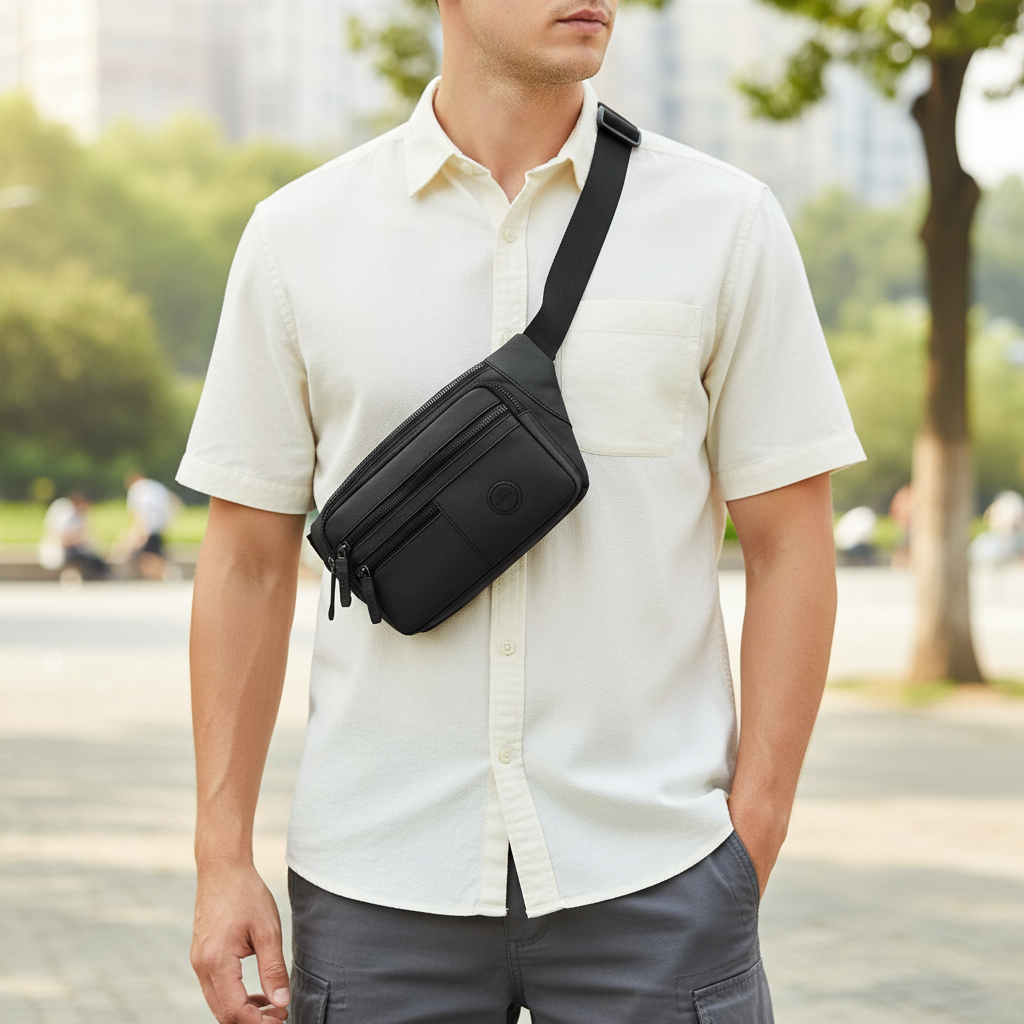 Nordspur | Vanturex Nylon Multi Compartment Waist Bag