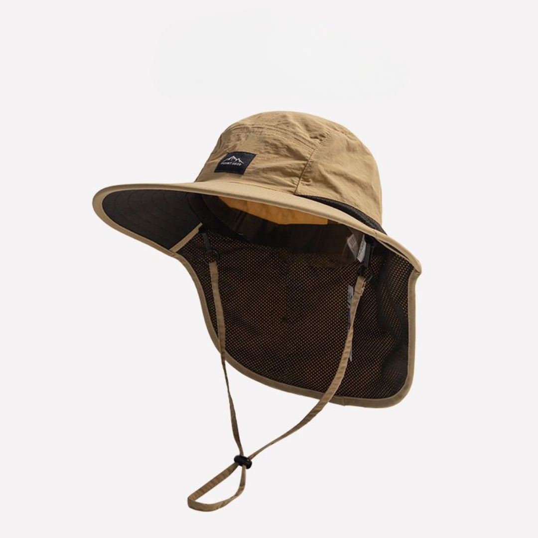 Nordspur | Brimveil Wide-Brim Sun Hat With Neck Flap