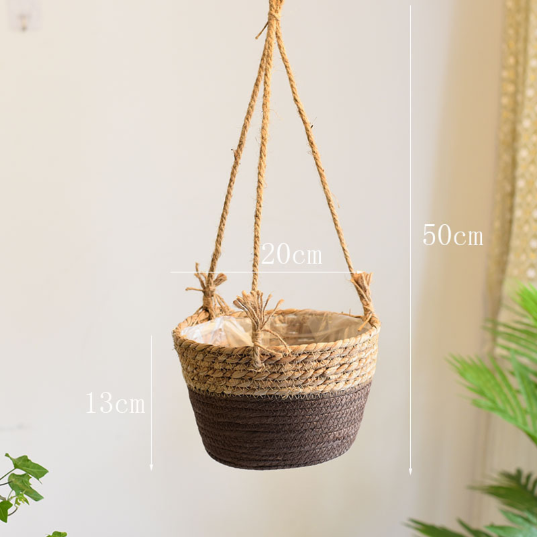 Nordspur | Weavenly Woven Rope Hanging Plant Basket