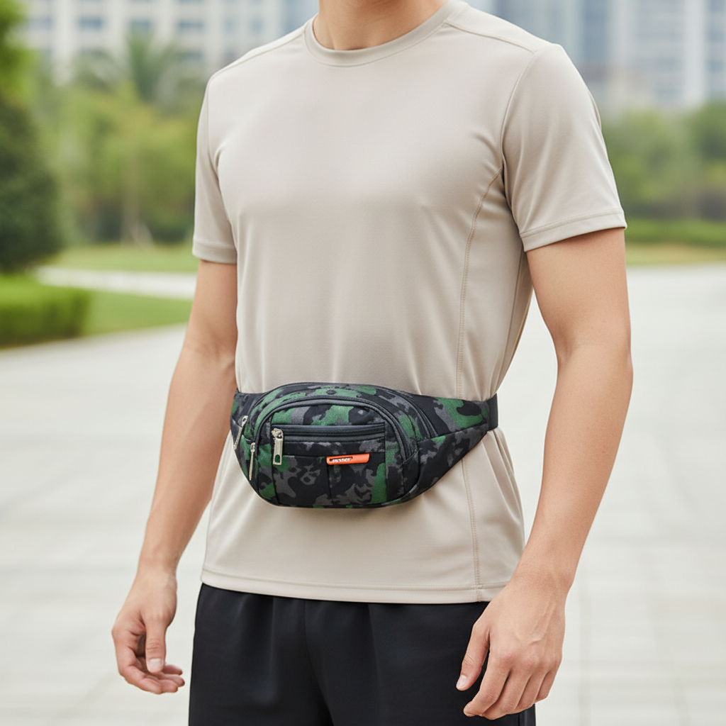 Nordspur | Vastio Camouflage Nylon Waist Pack