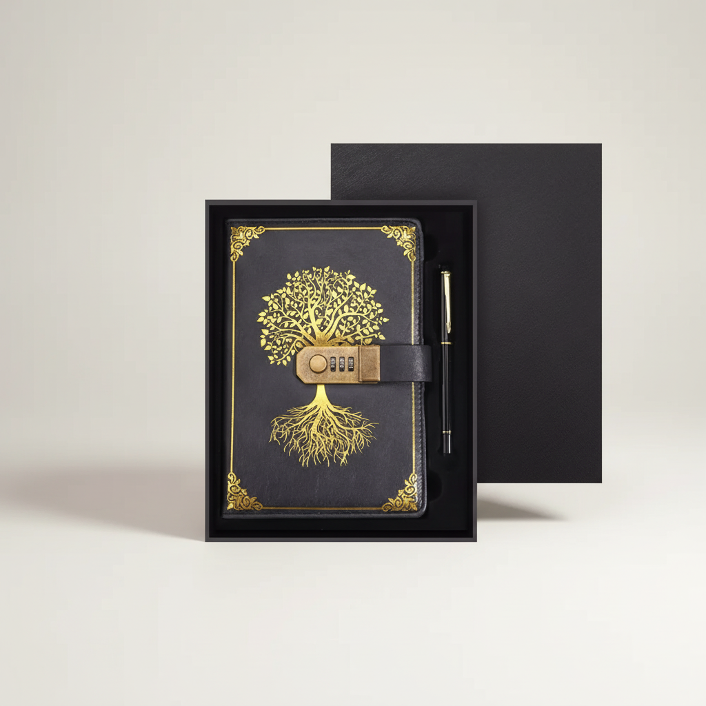 Nordspur | Vaultleaf A5 Lined Locking Journal