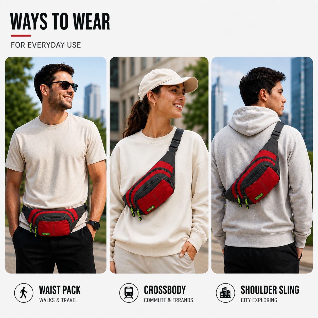 Nordspur | Vaylix Waterproof Nylon Waist Pack