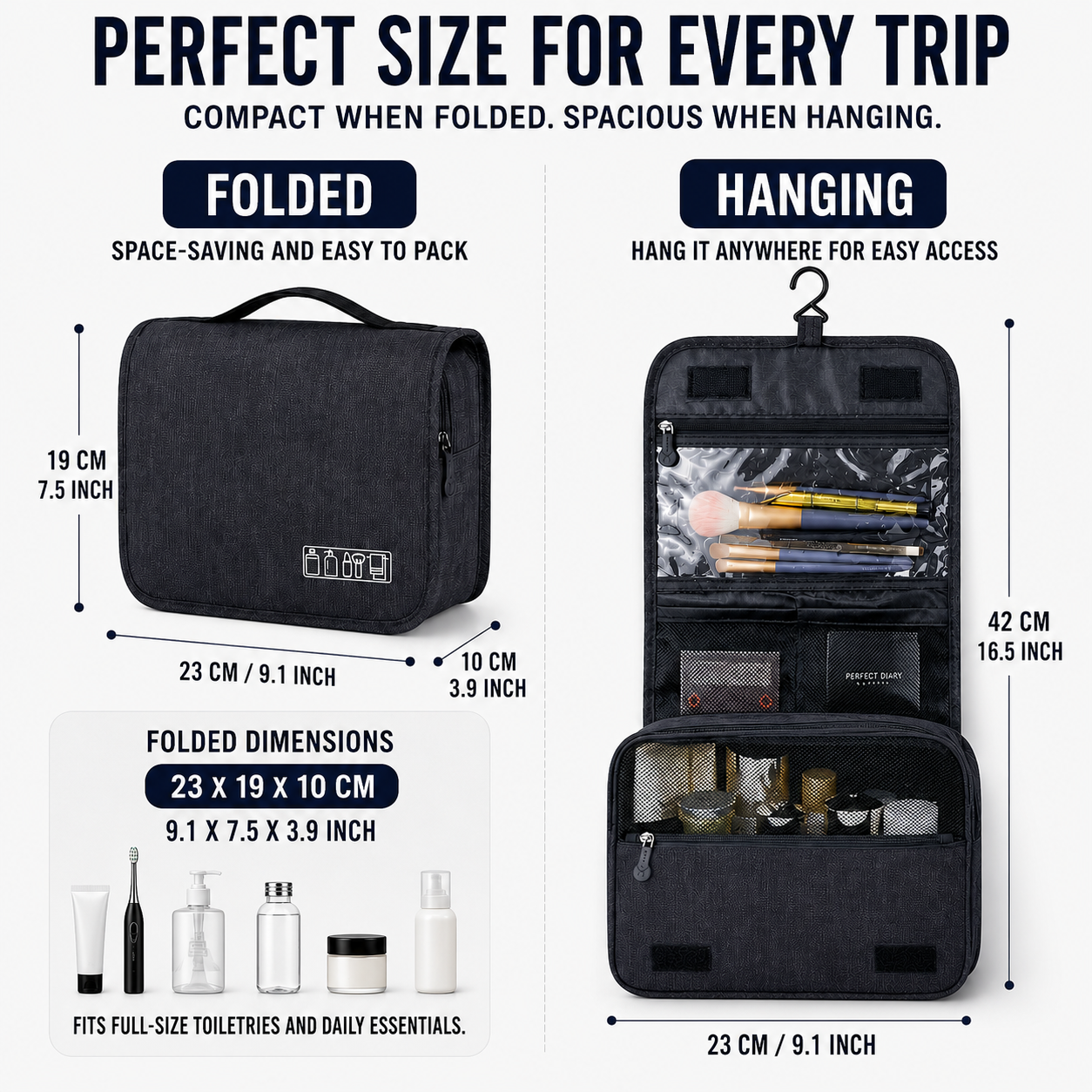 Nordspur | Vaylore Waterproof Hanging Toiletry Bag