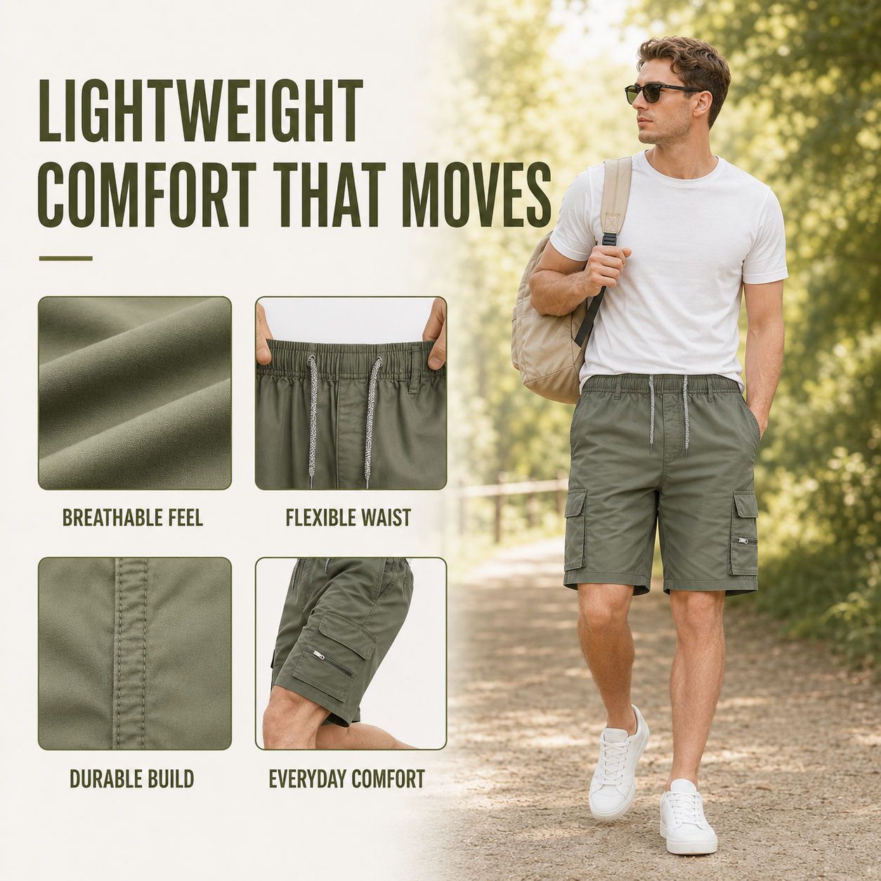 Nordspur | Vecturok Casual Tactical Cargo Shorts