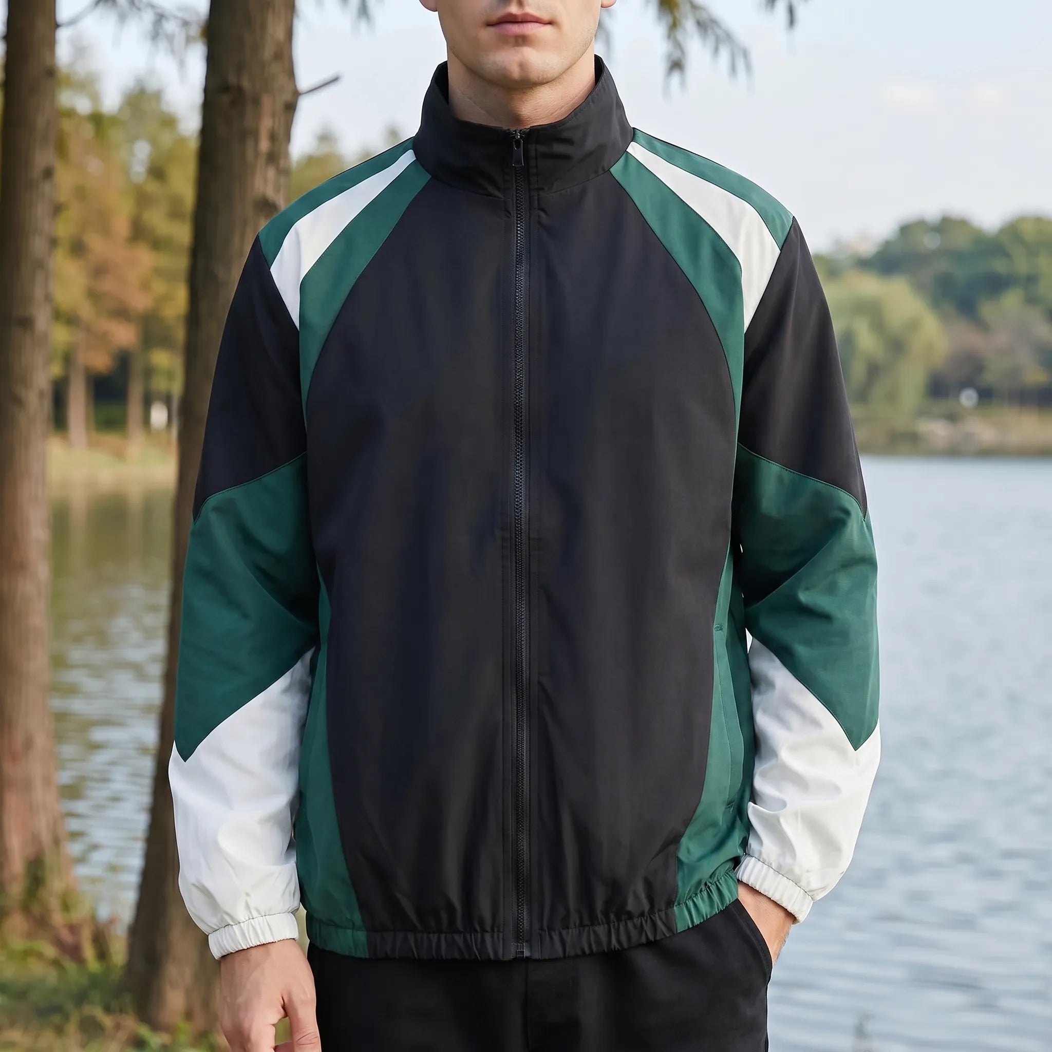 Nordspur | Vektor Men's Colour-Blocked Windbreaker