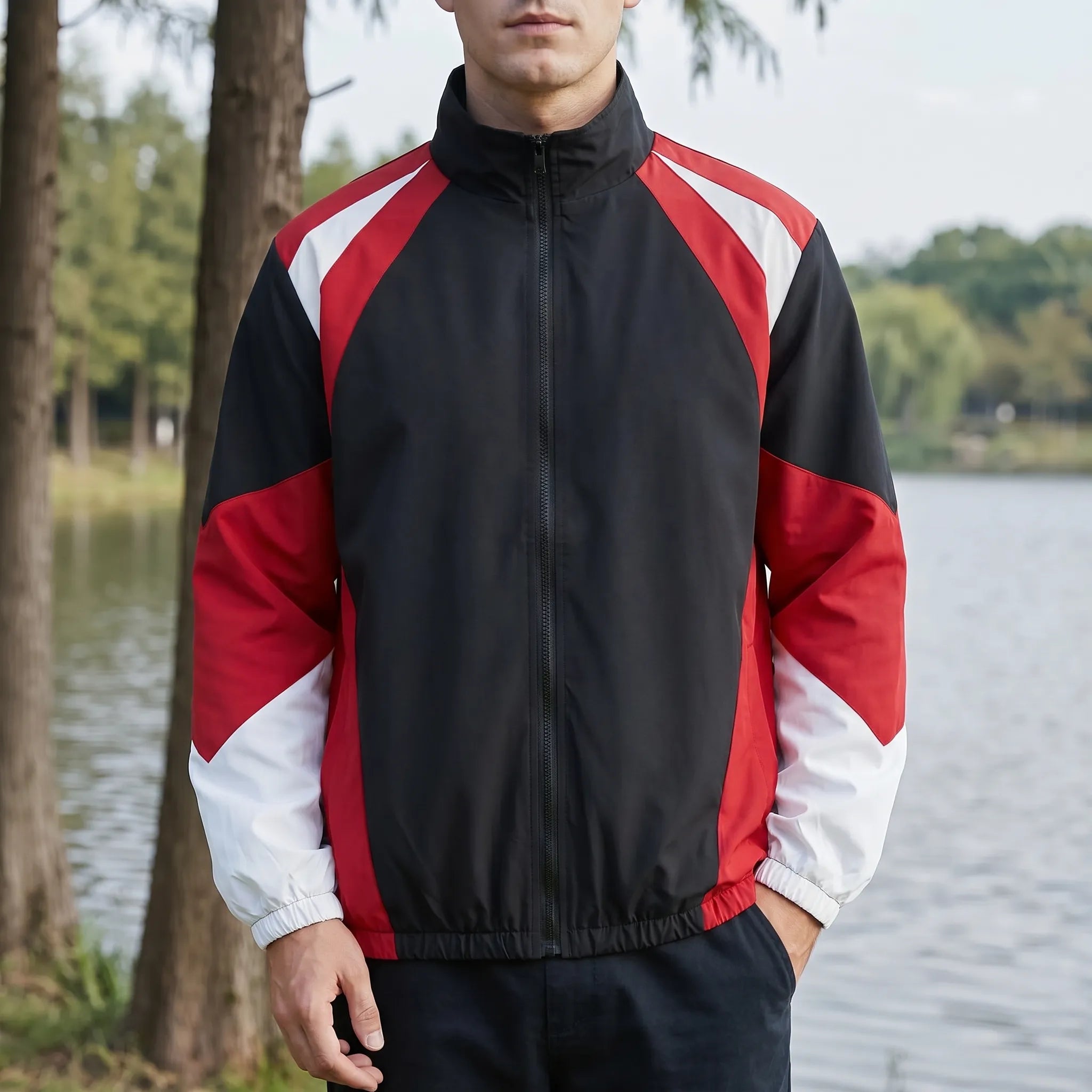 Nordspur | Vektor Men's Colour-Blocked Windbreaker