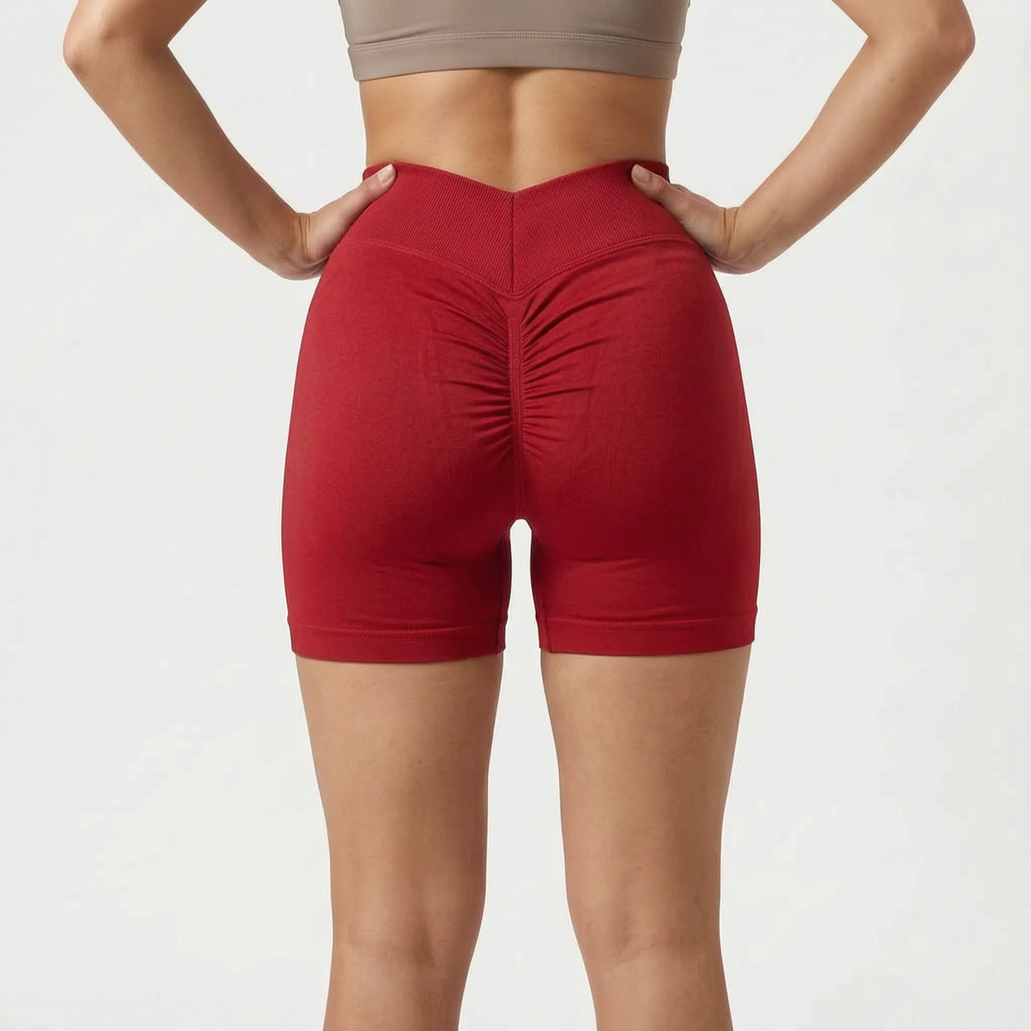 Nordspur | VelaGym High-Waisted Seamless Gym Shorts