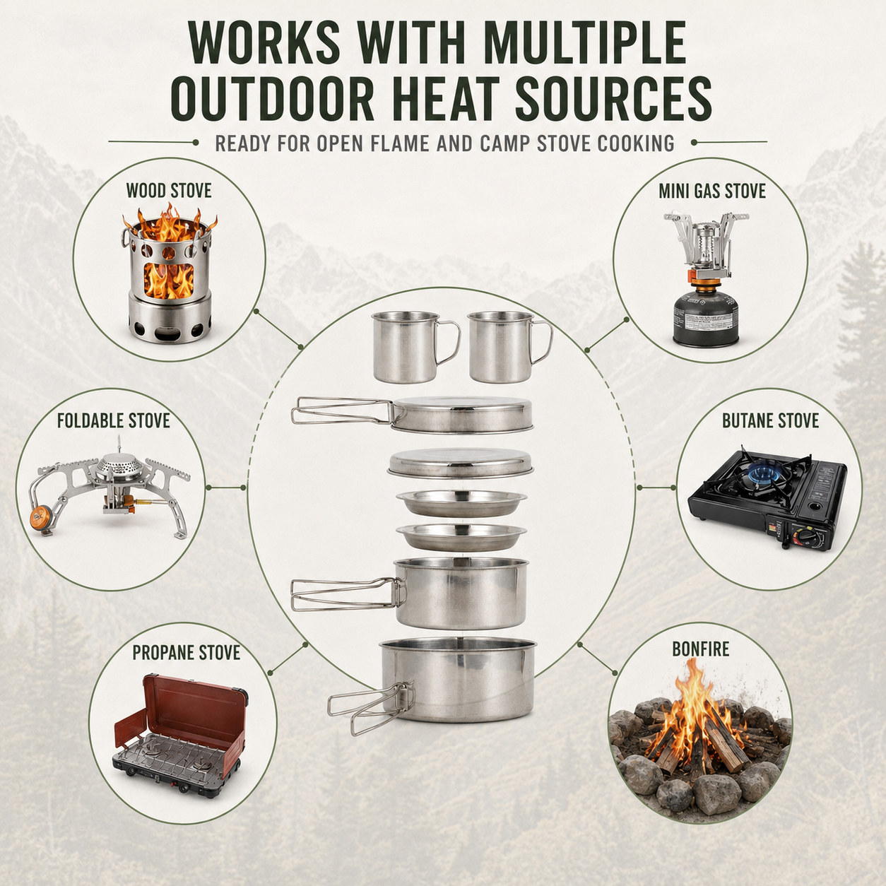 Nordspur | Veldco Compact Outdoor Cooking Mess Kit