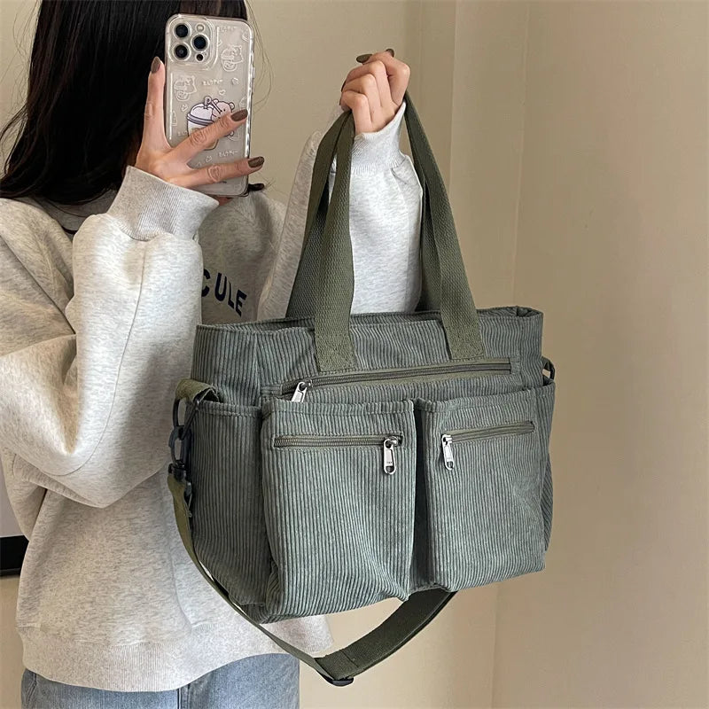 Nordspur | Veliant Casual Ribbed Messenger Bag