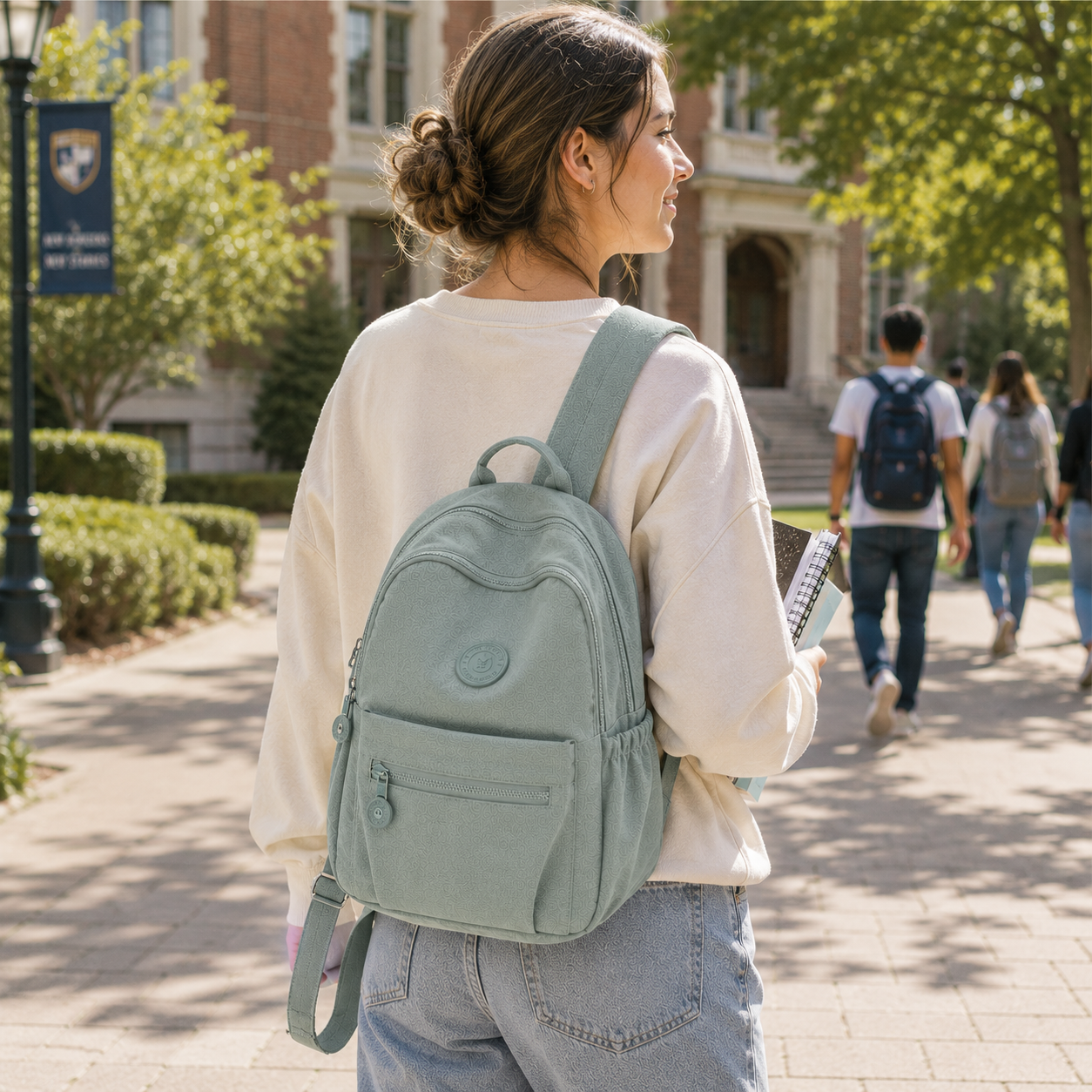 Nordspur | Vellora Casual Nylon Mini Backpack