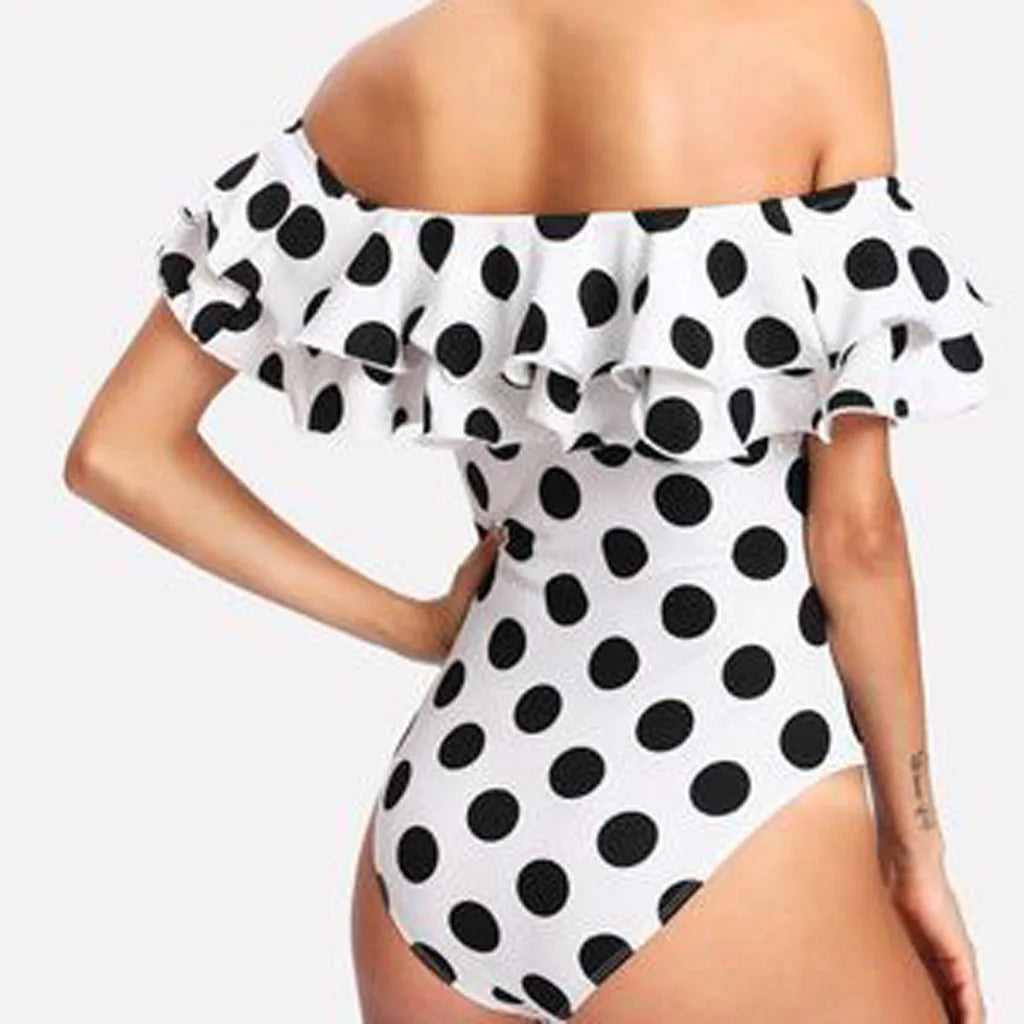 Nordspur | Vellura Ruffled Off-Shoulder One-Piece Swimsuit