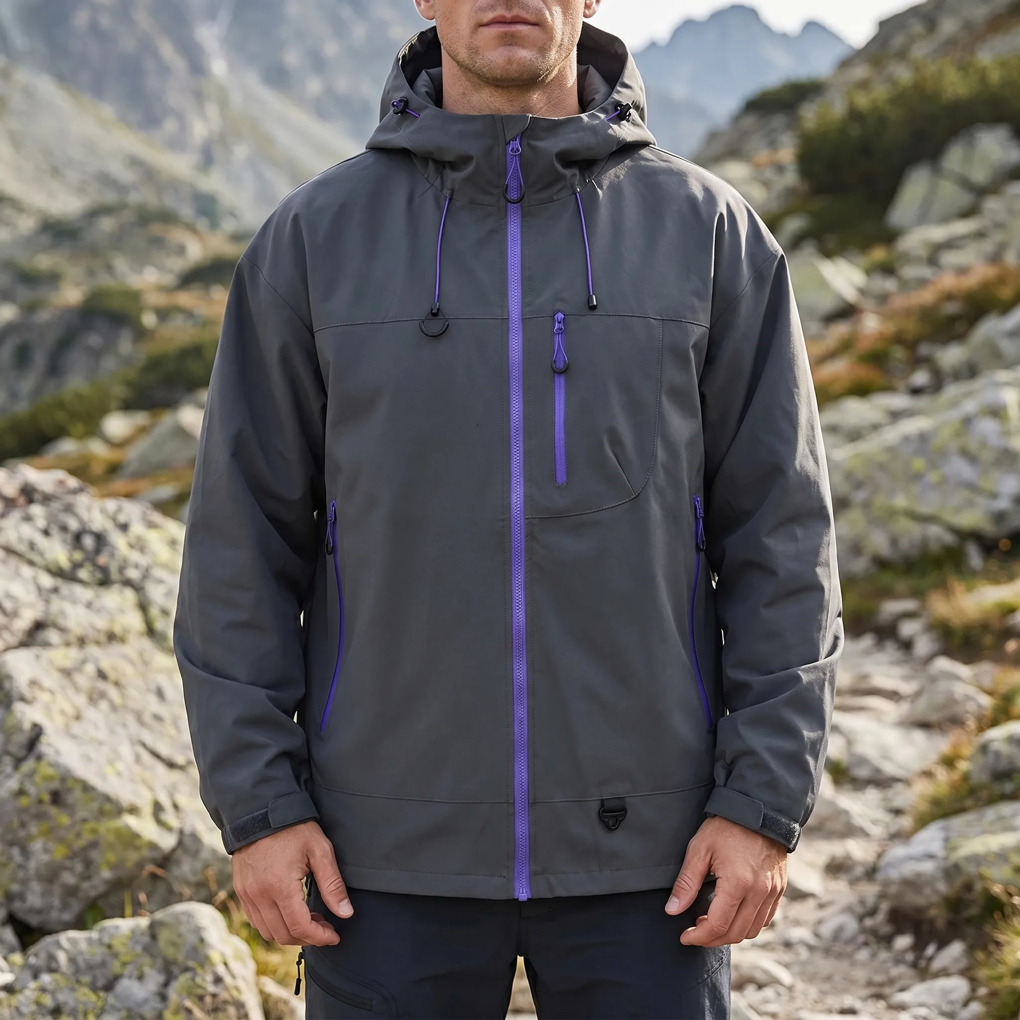 Nordspur | VeloPeak Single-Layer Hooded Windbreaker