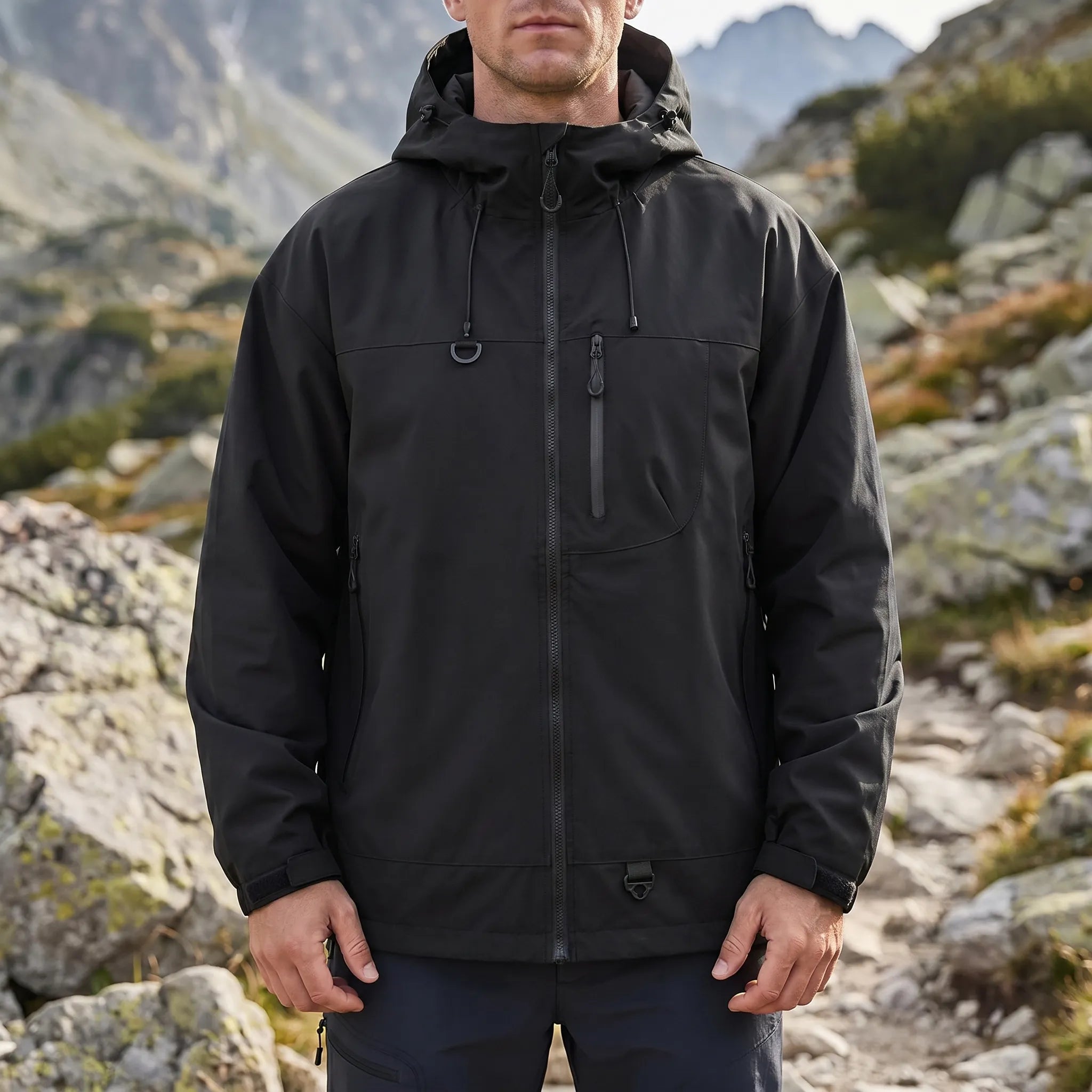 Nordspur | VeloPeak Single-Layer Hooded Windbreaker