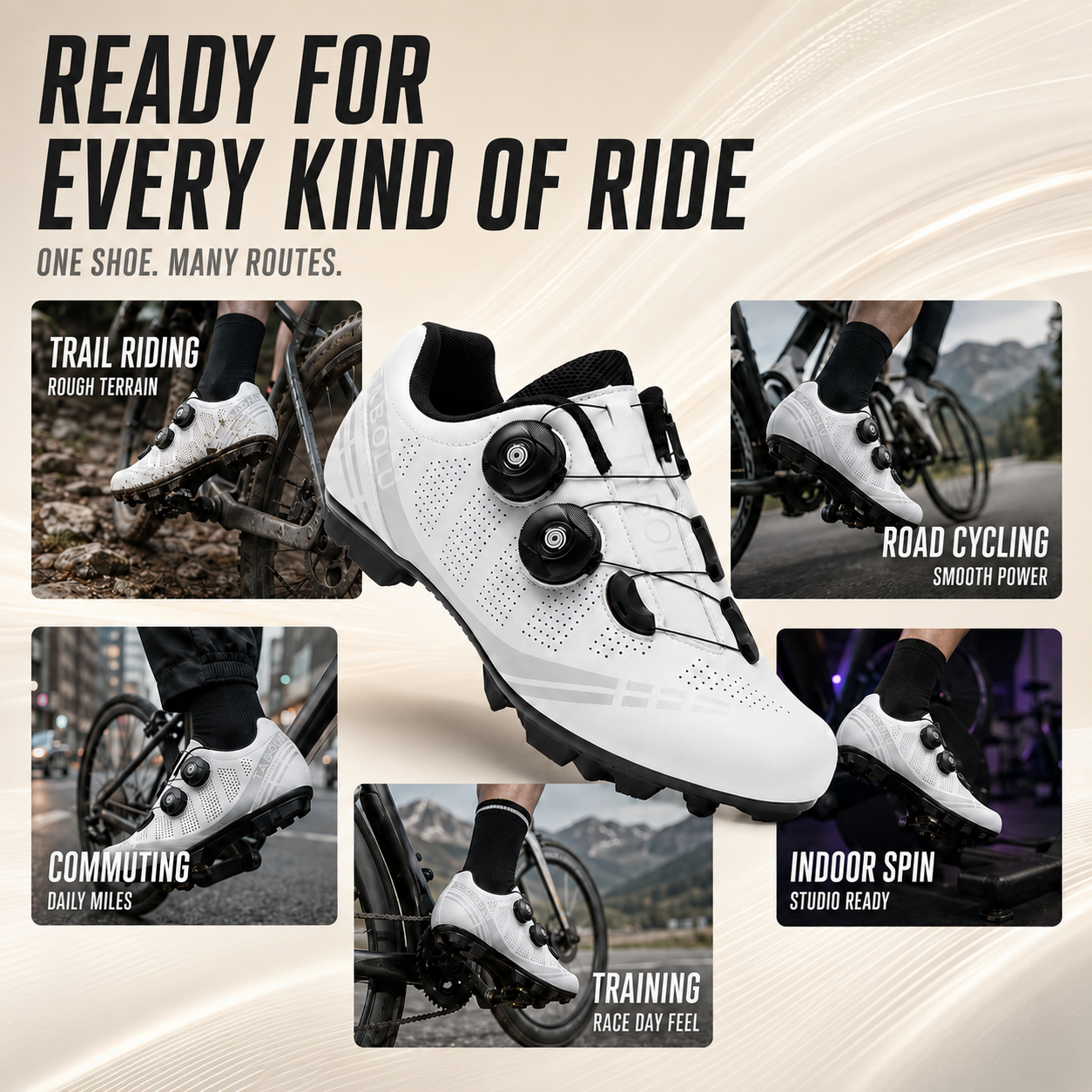 Nordspur | Veloctra Self-Locking MTB Cycling Shoe