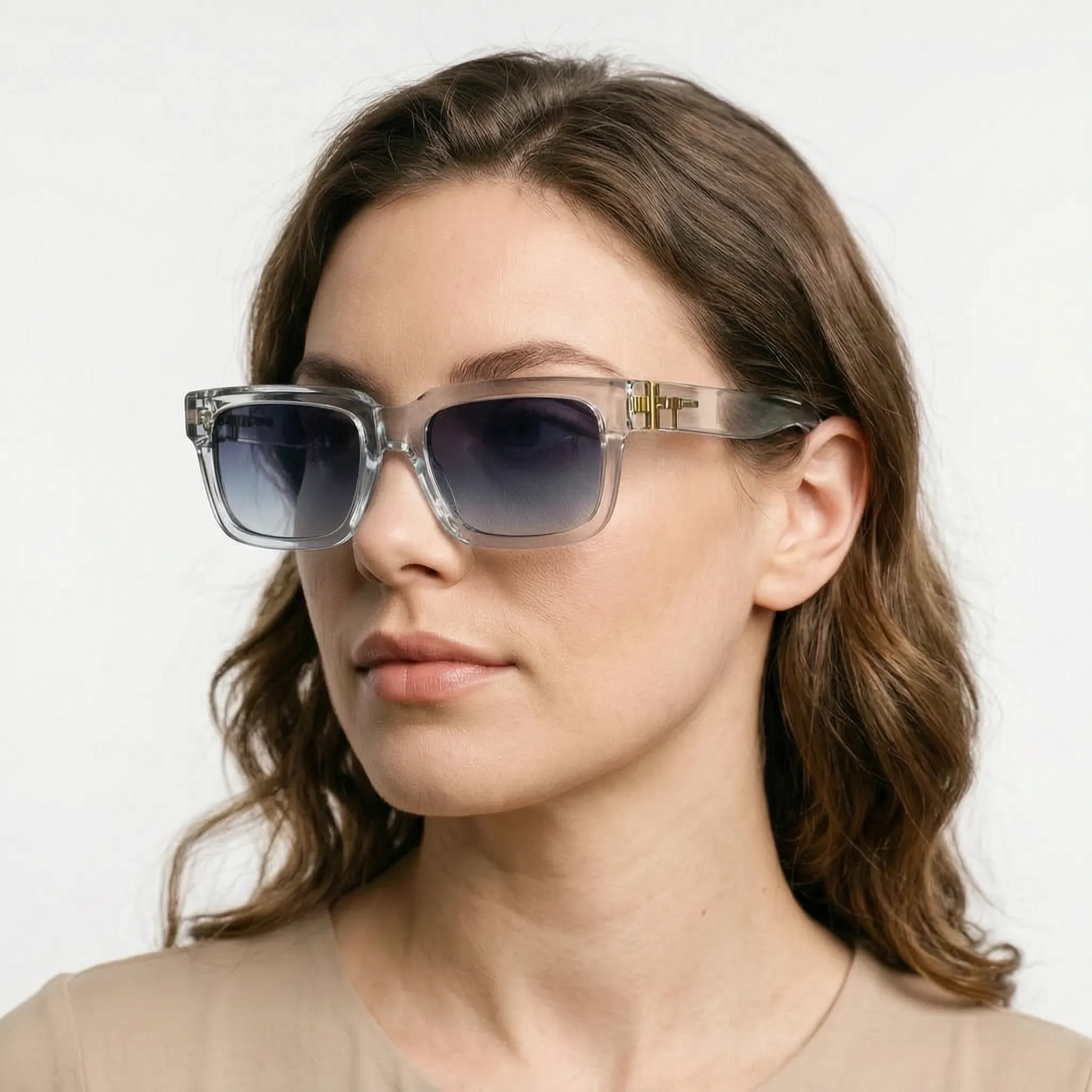 Nordspur | Velora Retro Rectangular Polarised Sunglasses