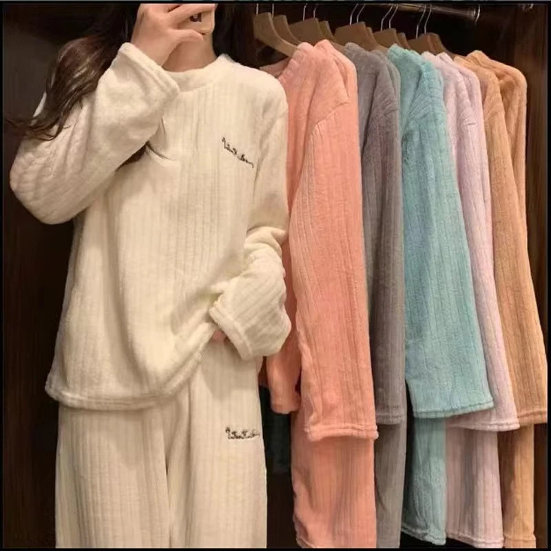 Nordspur | VelouraWarm Padded Long Sleeve Pajama Set