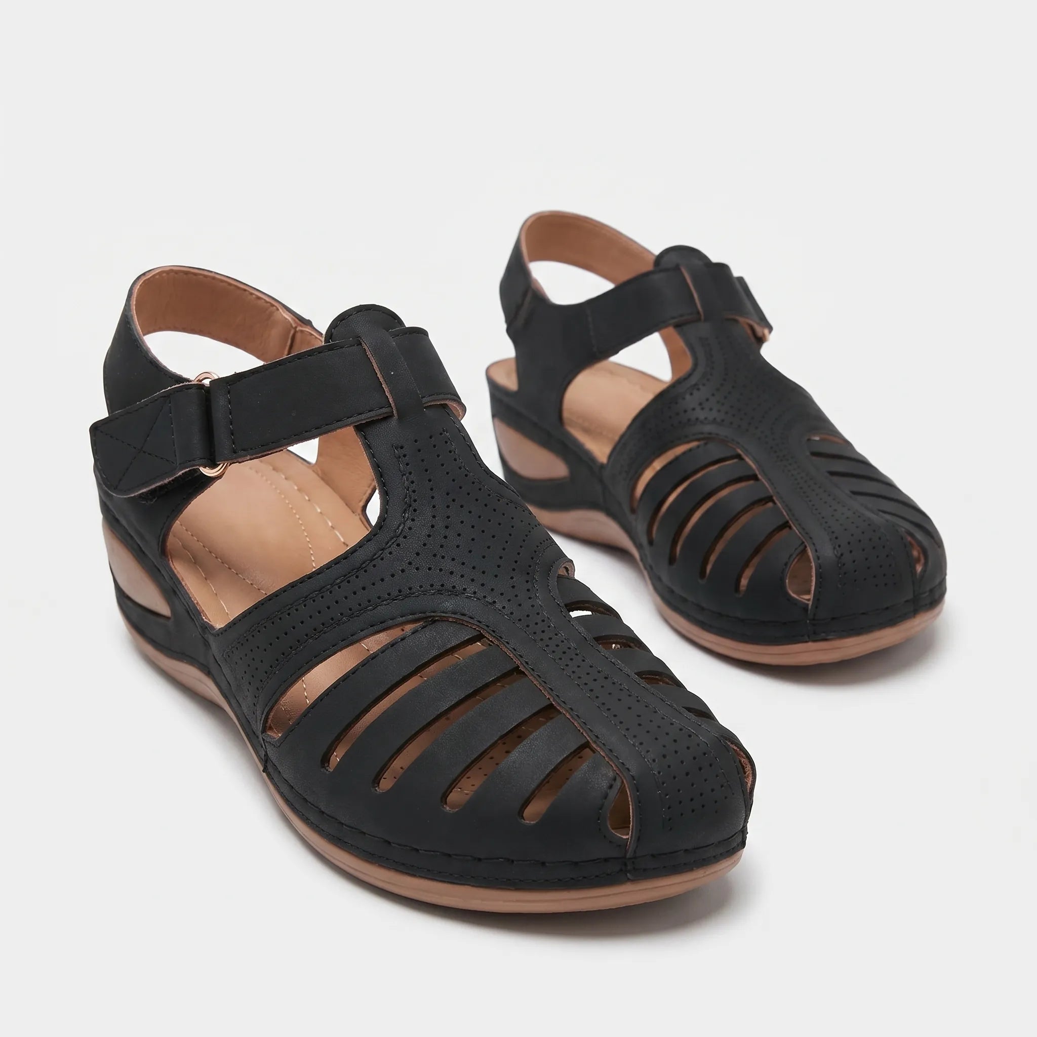 Nordspur | Velsura Casual Low Wedge Summer Sandals