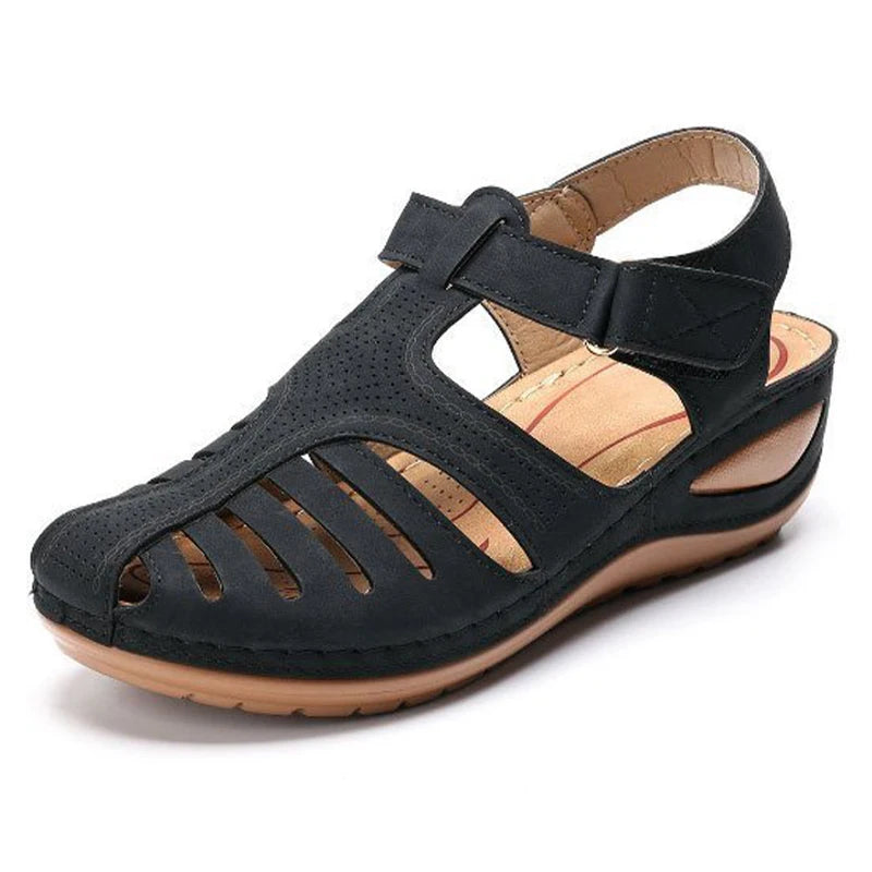 Nordspur | Velsura Casual Low Wedge Summer Sandals