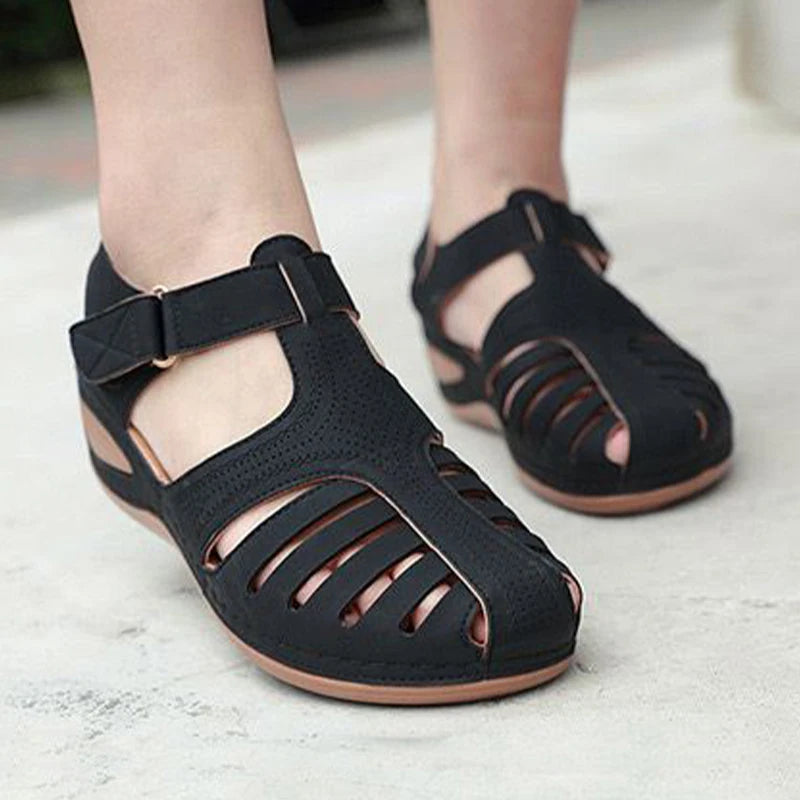 Nordspur | Velsura Casual Low Wedge Summer Sandals