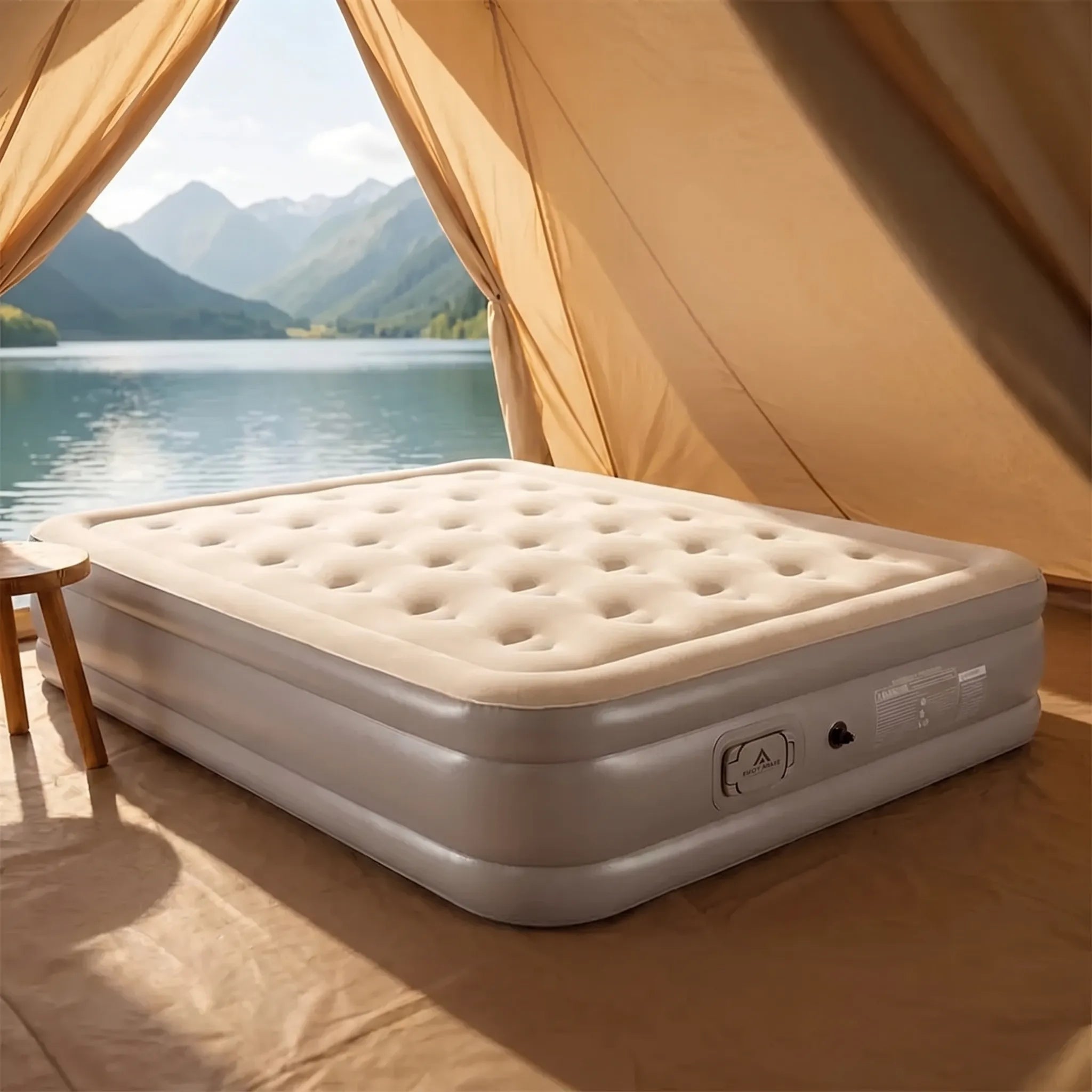 Nordspur | Veltia Thick Flocked Inflatable Mattress