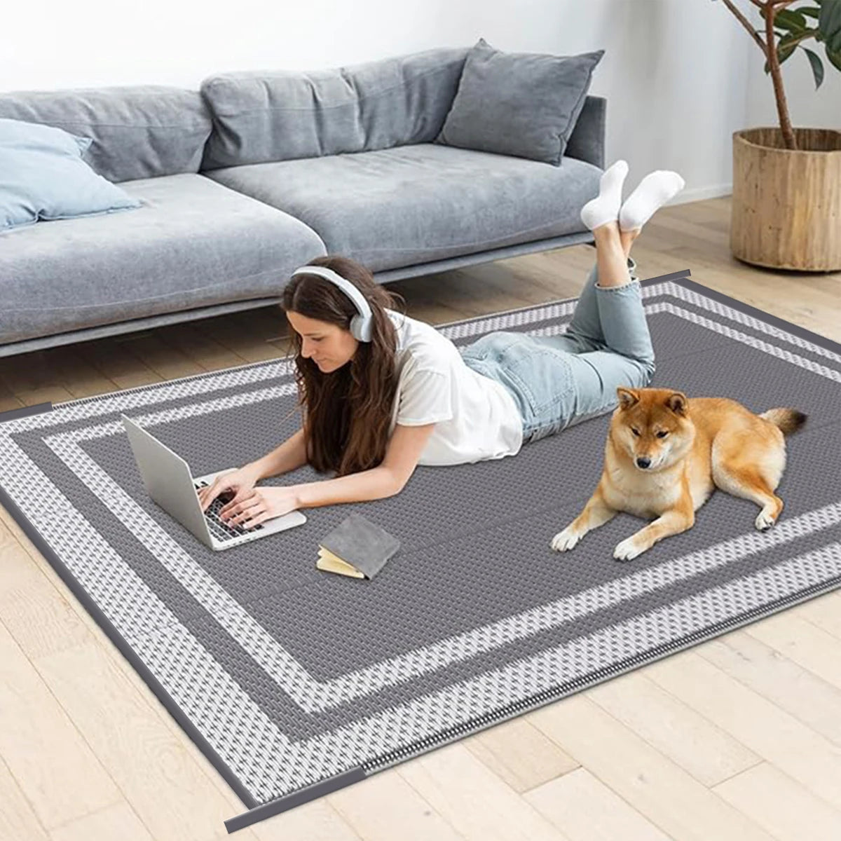 Nordspur | Veltor Modern Outdoor Rectangular Mat