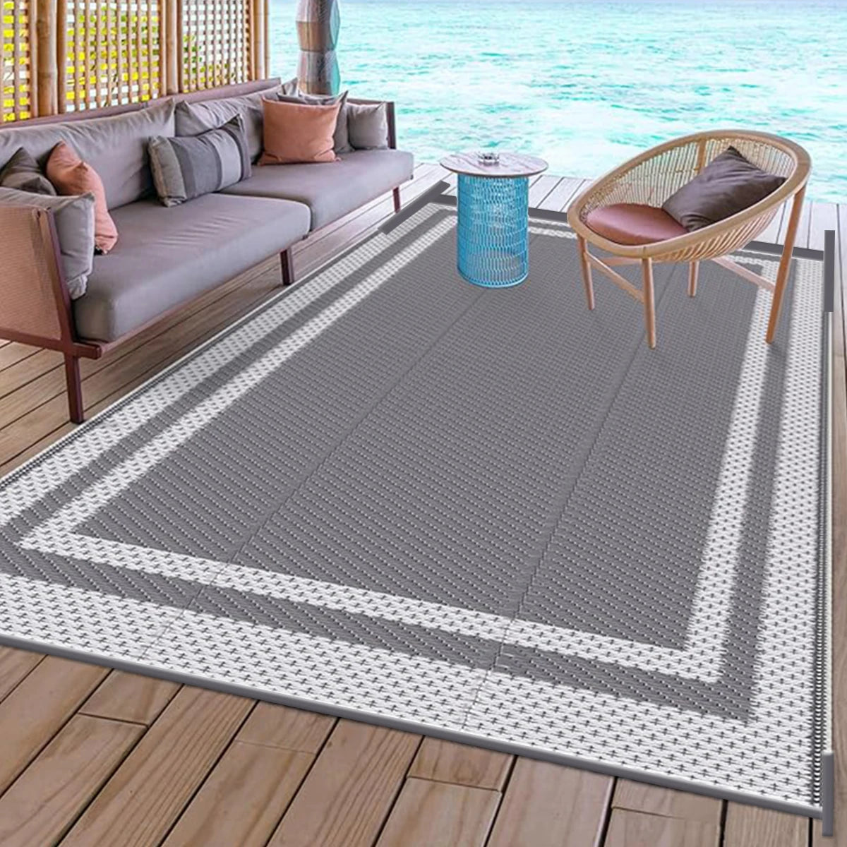 Nordspur | Veltor Modern Outdoor Rectangular Mat
