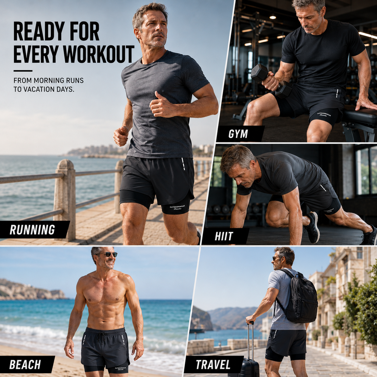 Nordspur | Veltoro Two In One Running Shorts
