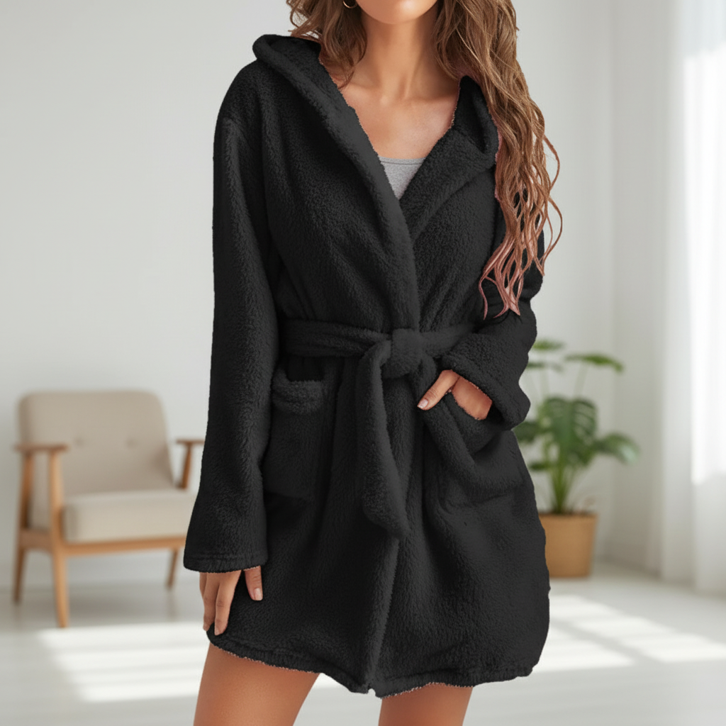 Nordspur | Velurika Hooded Knee Length Robe
