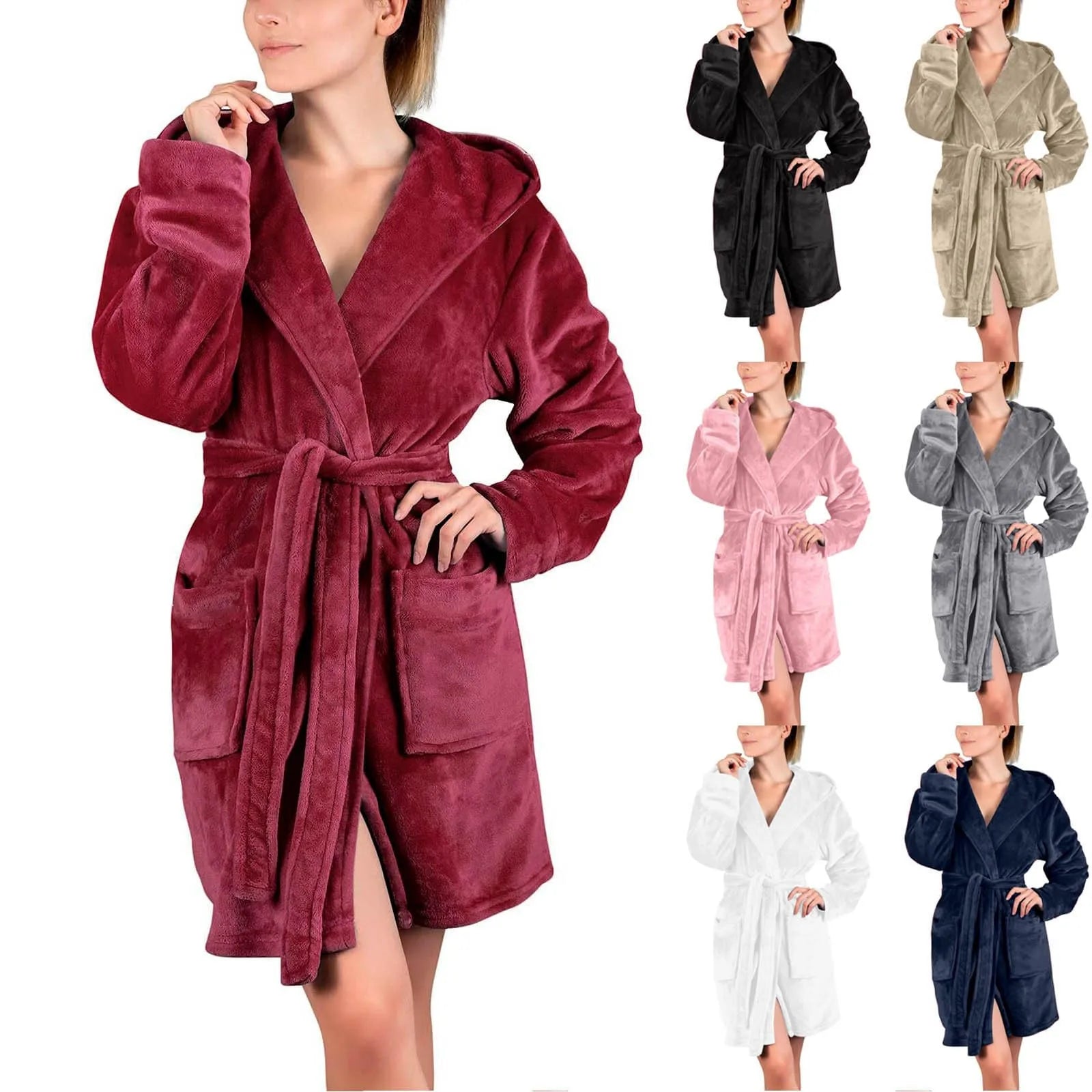 Nordspur | Veluvia Hooded Short Kimono Robe