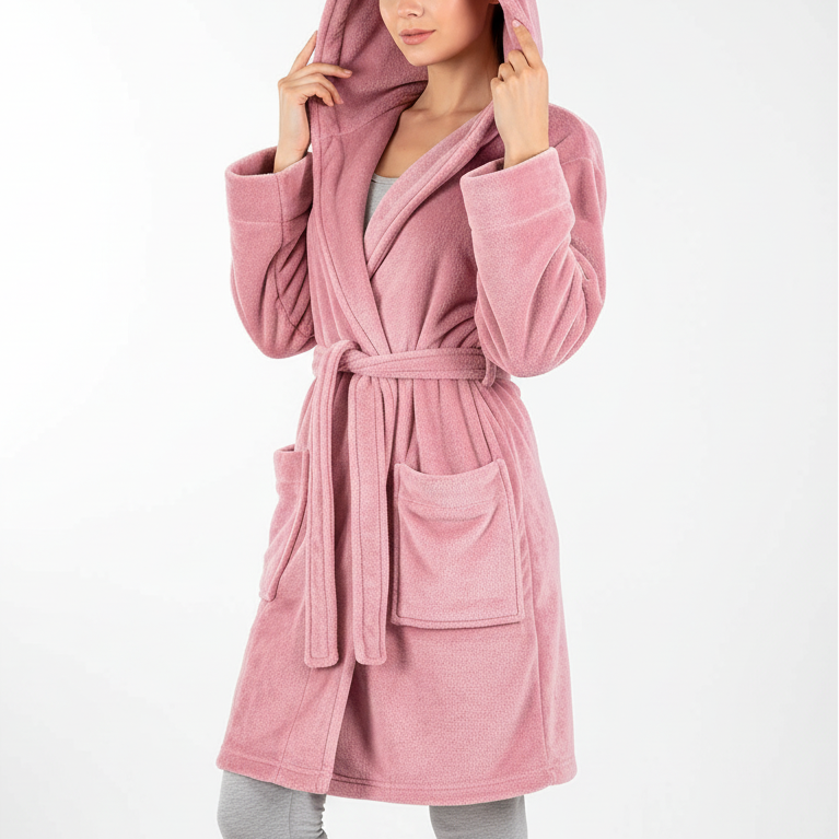 Nordspur | Veluvia Hooded Short Kimono Robe