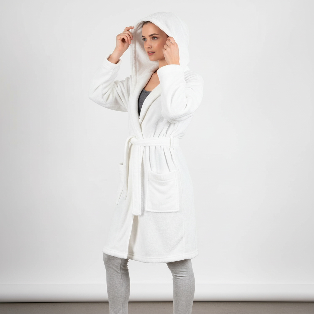 Nordspur | Veluvia Hooded Short Kimono Robe