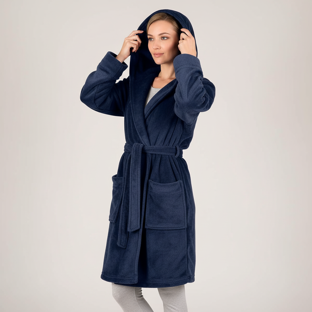 Nordspur | Veluvia Hooded Short Kimono Robe
