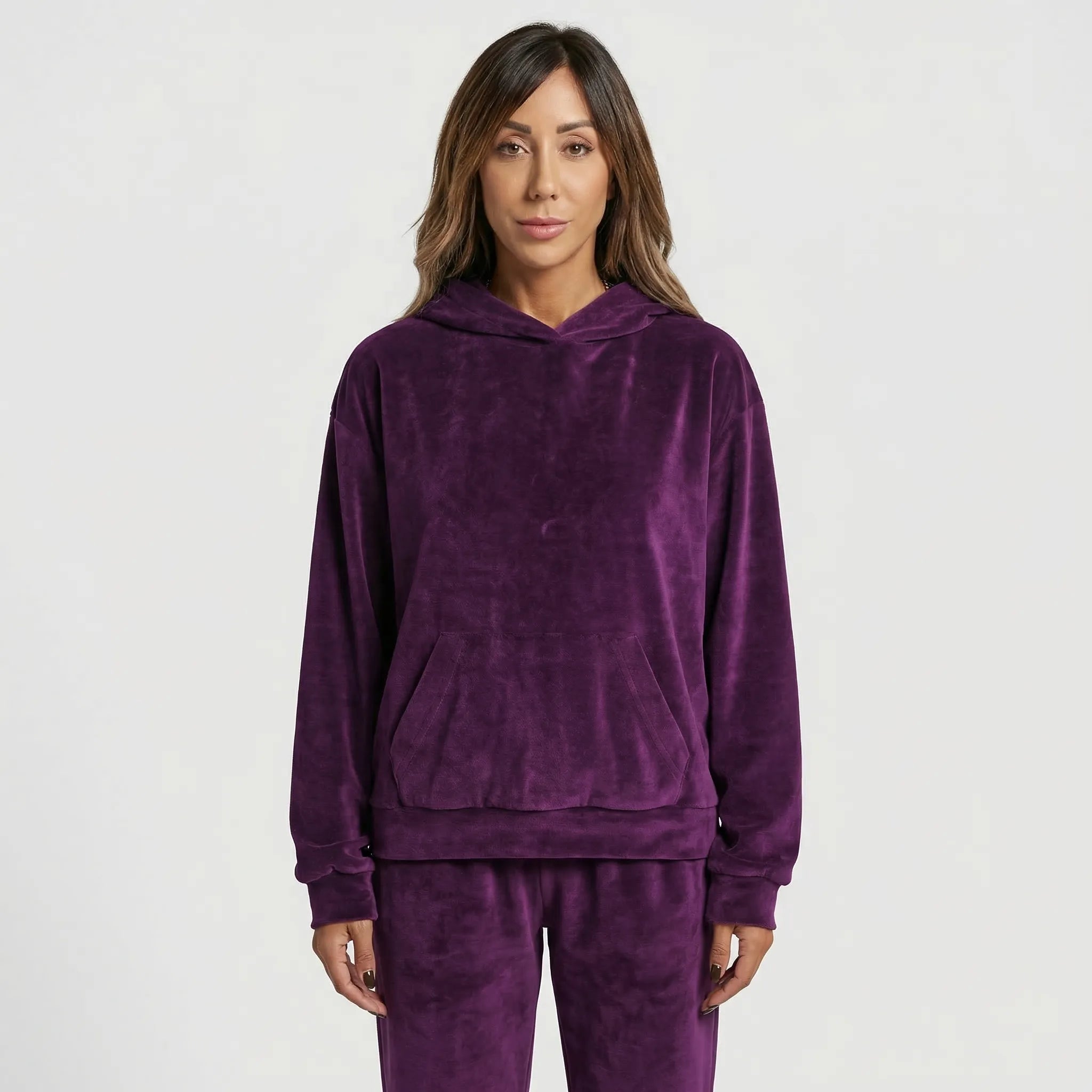 Nordspur | Velvura Hooded Loungewear 2-Piece Tracksuit