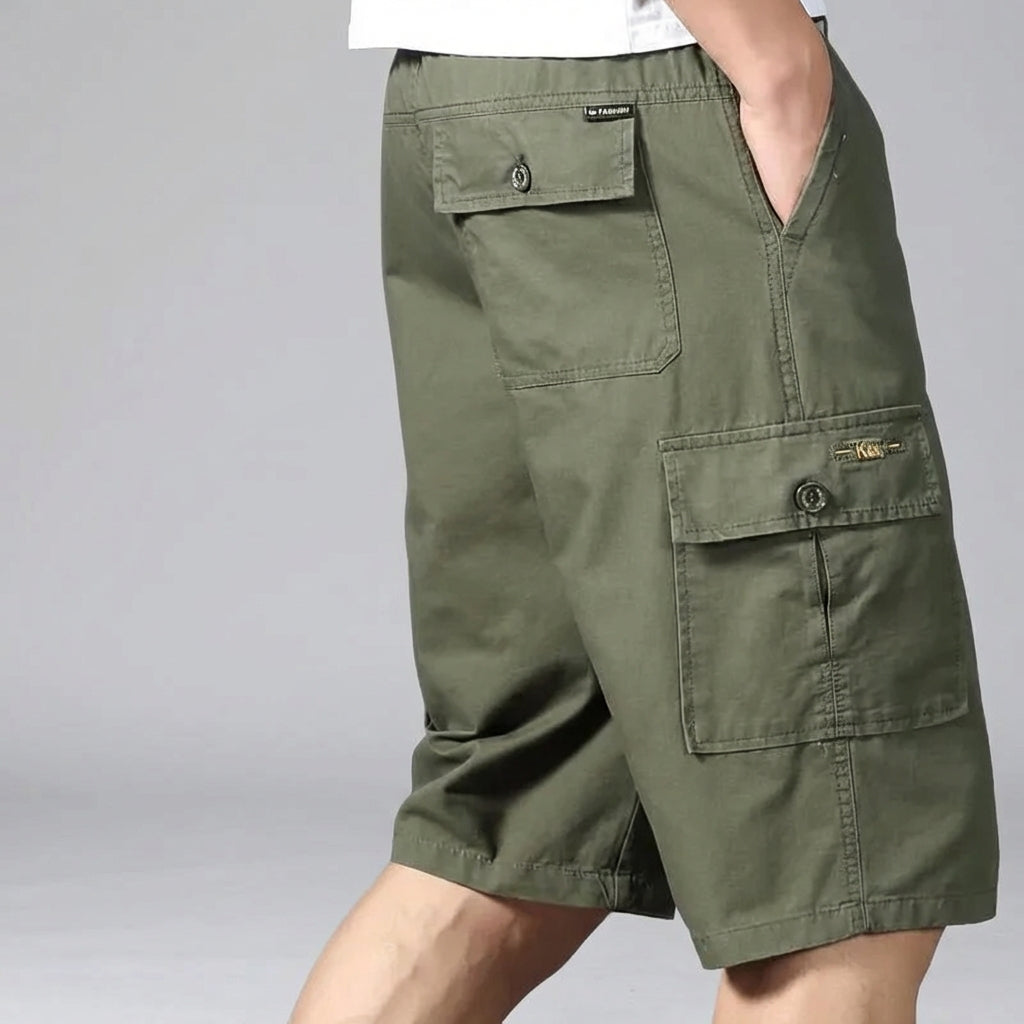 Nordspur | VentureKnit Men Knee Length Cargo Shorts