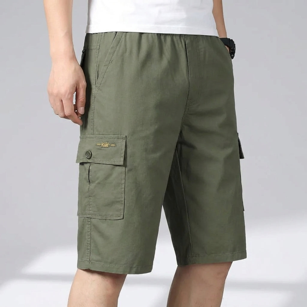 Nordspur | VentureKnit Men Knee Length Cargo Shorts