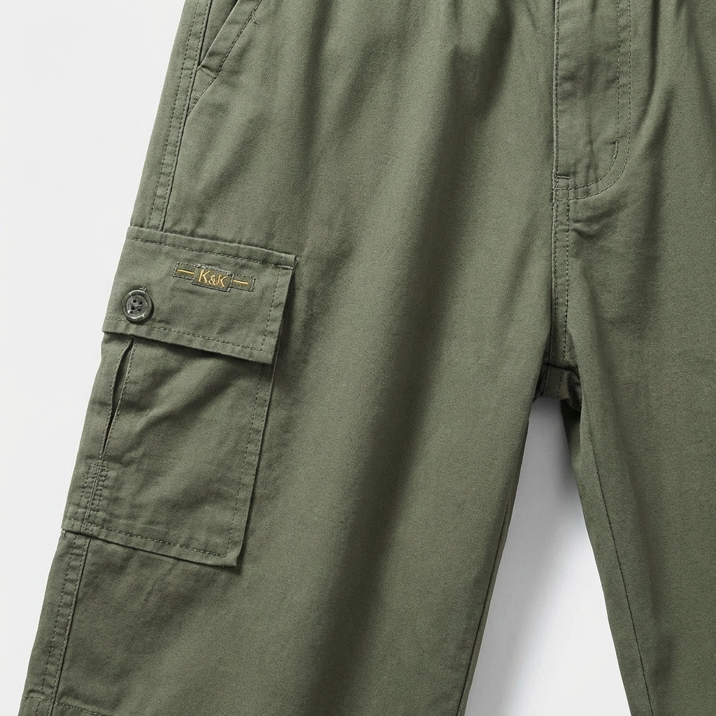Nordspur | VentureKnit Men Knee Length Cargo Shorts