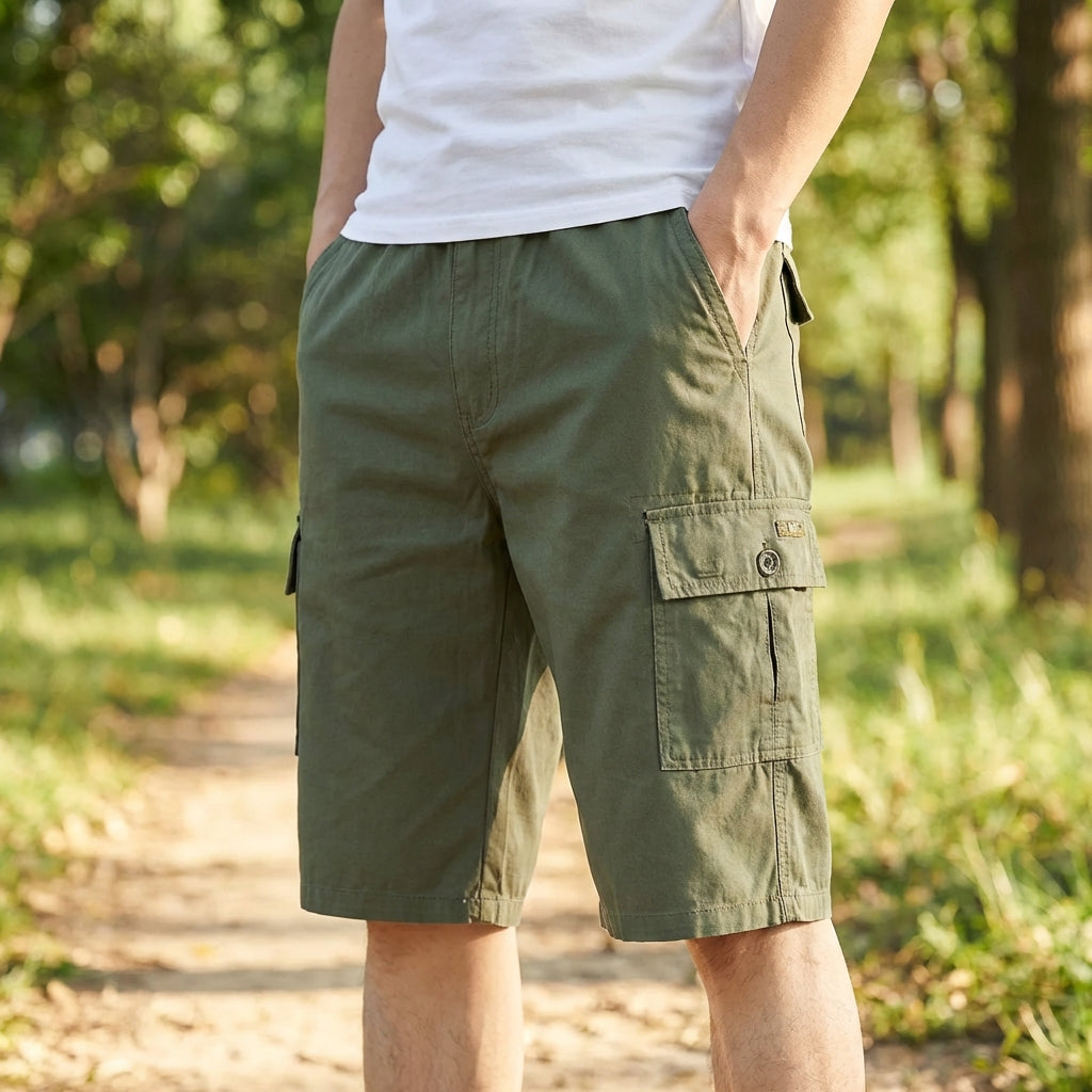 Nordspur | VentureKnit Men Knee Length Cargo Shorts