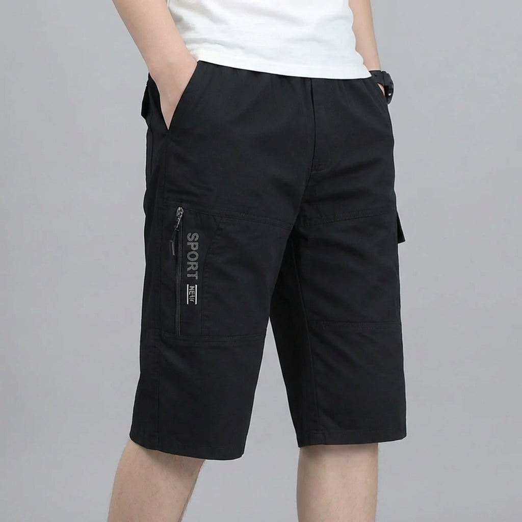 Nordspur | VentureKnit Men Knee Length Cargo Shorts