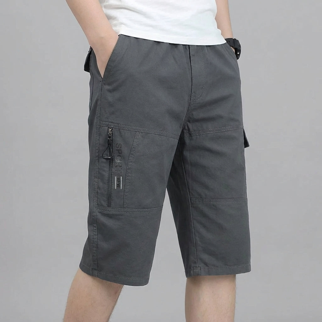 Nordspur | VentureKnit Men Knee Length Cargo Shorts